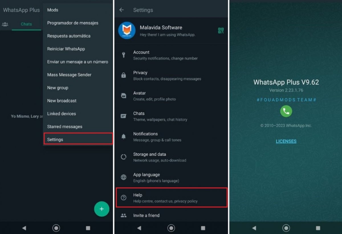 Wenn du deine Unterhaltungen speicherst, bleiben sie im WhatsApp Plus-Update erhalten