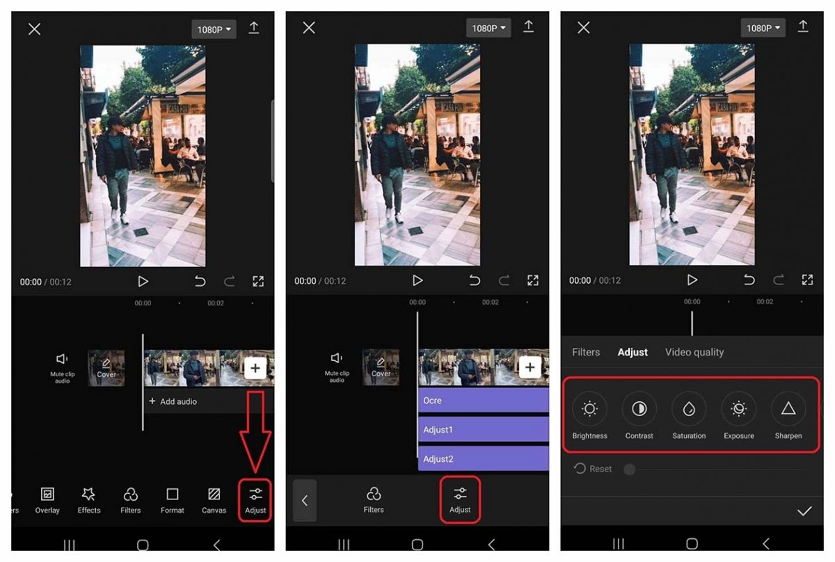 CapCut nos permite modificar muchos ajustes de nuestros vídeos fácilmente