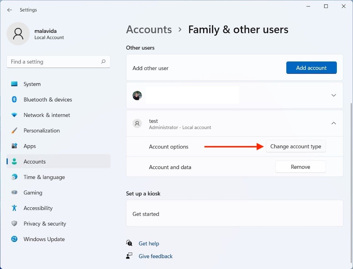 Check Account is Local Account or Microsoft Account in Windows 11