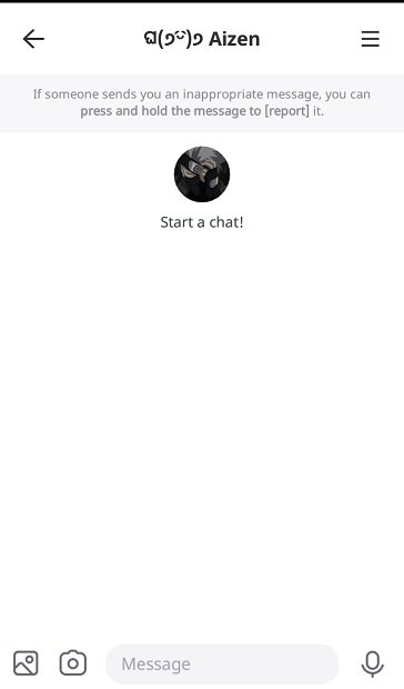 Chat with your contact