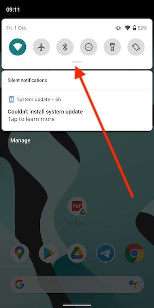 Check your Android connections