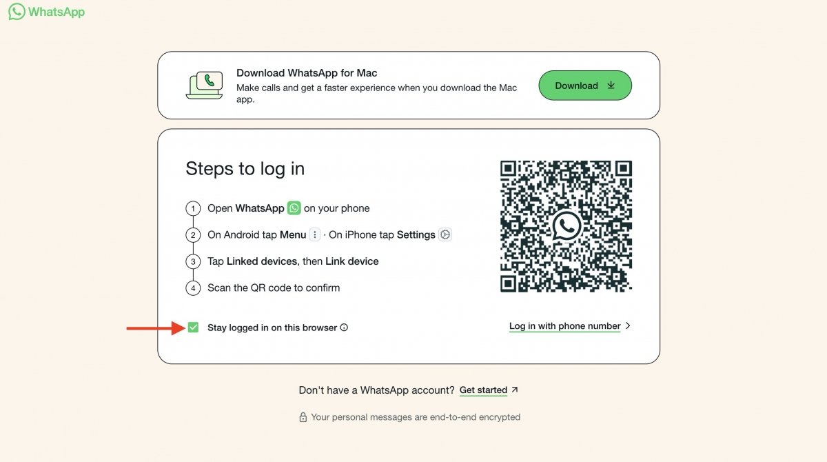 Checking this box, your session will remain open unless you log in in incognito mode
