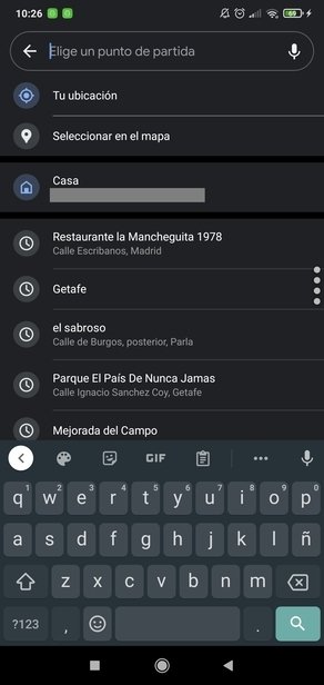 Elegimos un punto de partida