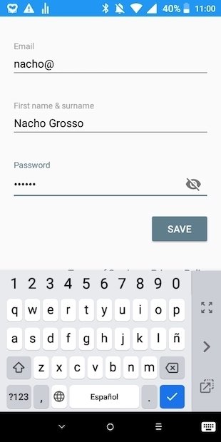 Choose a username and password