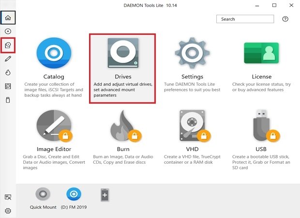 daemon tools lite free how to create drive