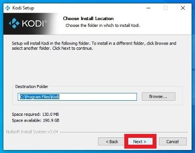 kodi installer pc