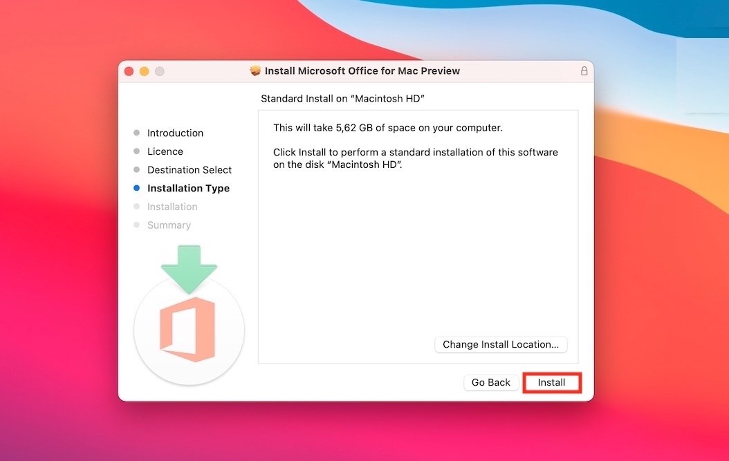 how to instal microsoft office on mac