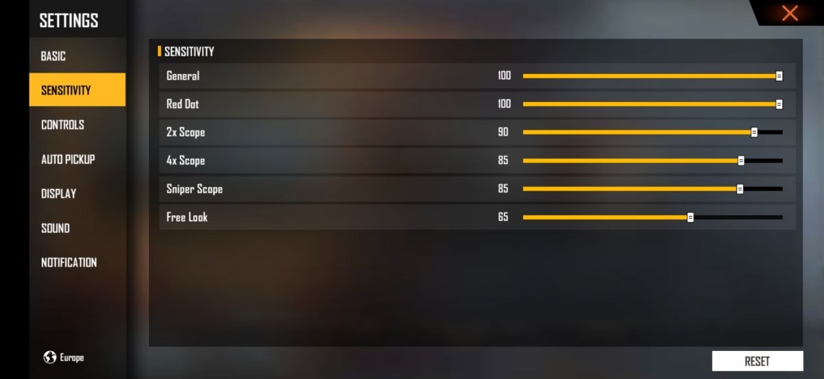 Sensibilidad Para Free Fire para dar tiros ala cabeza