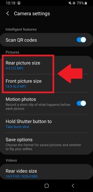 Configure your mobile phone’s camera appropriately according to Instagram’s parameters