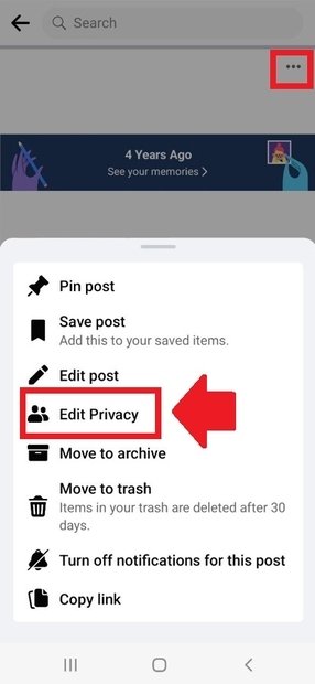 Control the privacy of your posts to choose who can view them on Facebook