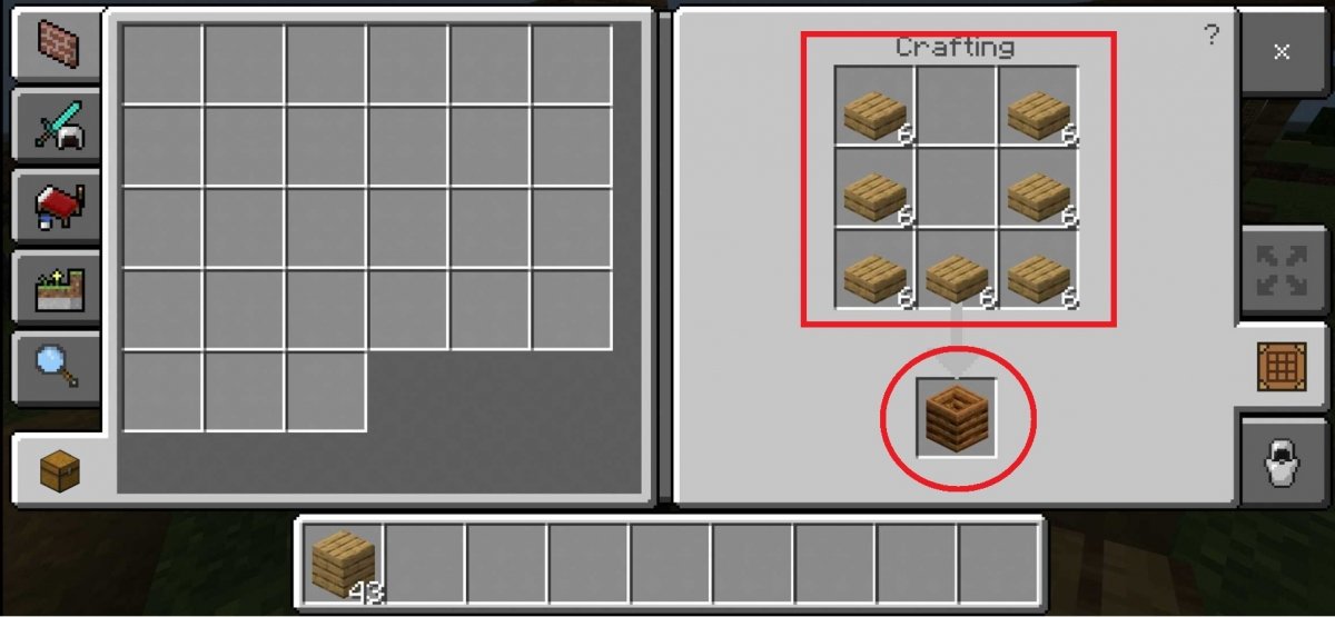 Craft the composter in Minecraft