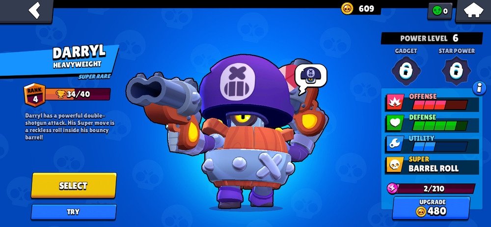 Who Is The Best Brawl Stars Tank - dessin de dino darryl brawl star