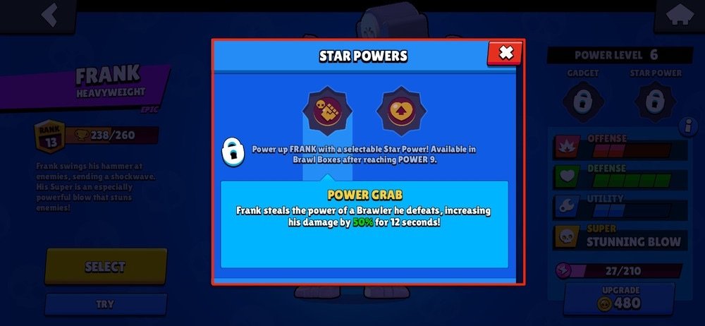 brawl stars pouvoir star