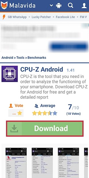 Android için CPU Z'yi indirin