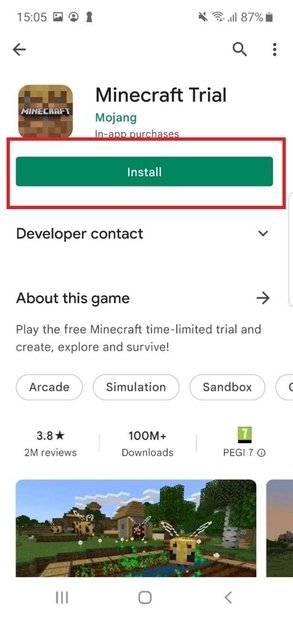 Minecraft Trial - Apps on Google Play