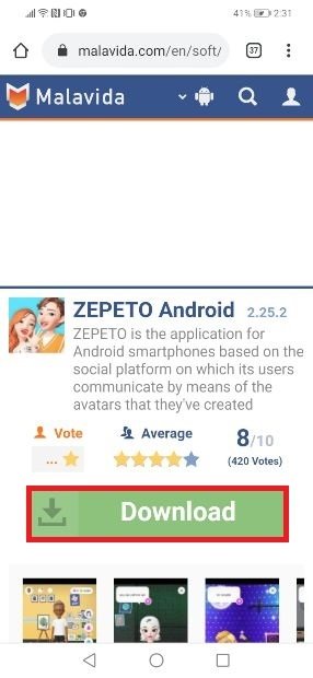 Download Zepeto from Malavida