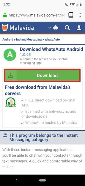 Download di WhatsAuto