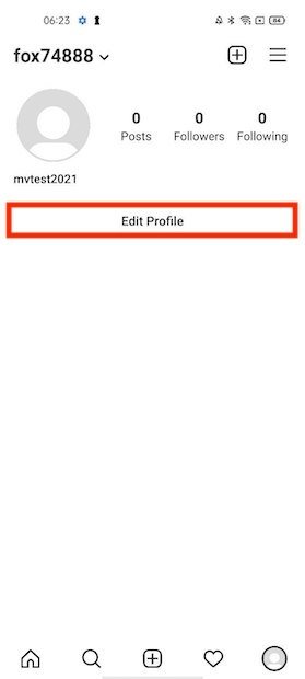Edit your profile