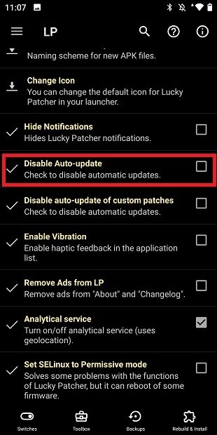 Enable automatic updates