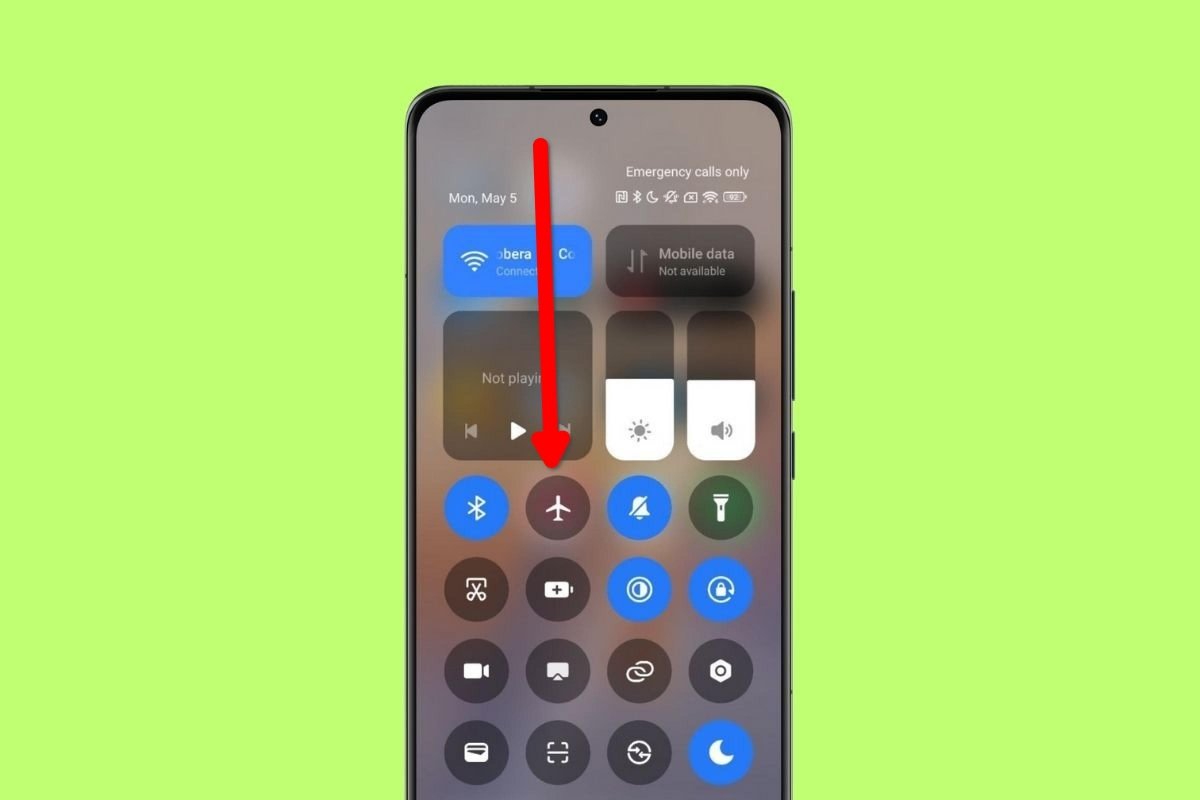 Activer le mode avion sur Android pour éviter la saisie de messages sur WhatsApp