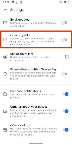 Enable Gmail integration