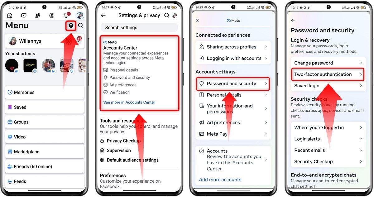 Enable two-factor authentication