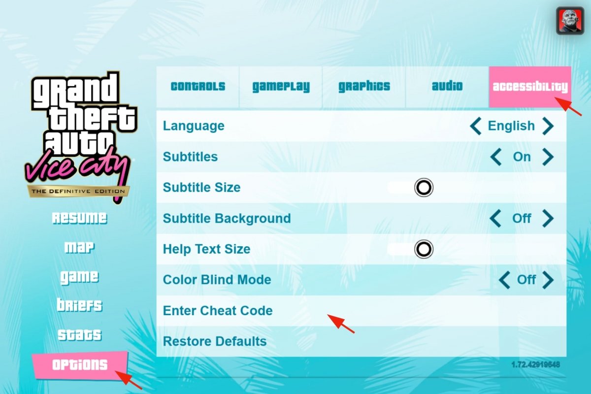 How to use cheat codes in GTA Vice City for Android