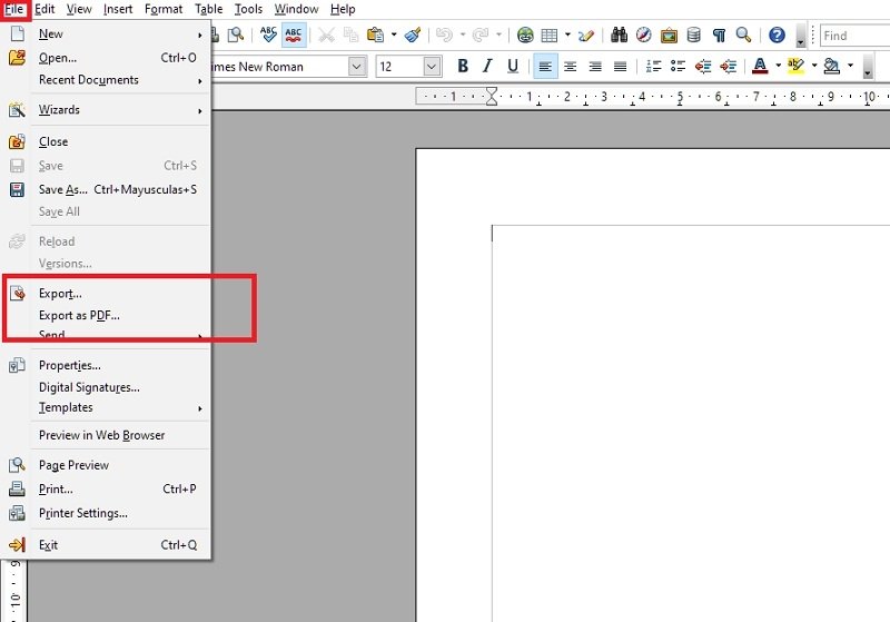 how to add pdf to openoffice document