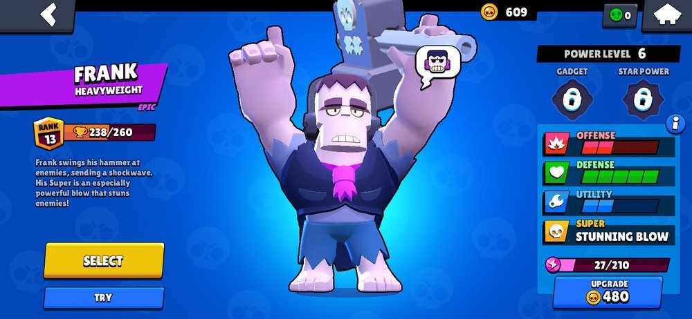 Who Is The Best Brawl Stars Tank - brawl stars tableau pouvoir