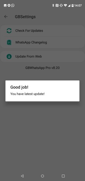 GBWhatsApp auf die neueste Version aktualisiert