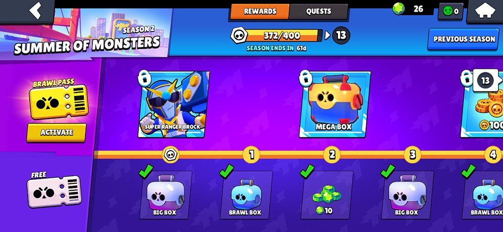 Comment Obtenir Des Gemmes Dans Brawl Stars - récompense saison brawl star