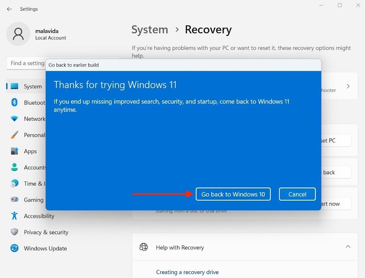 Como Volver A Windows 10 Desde Windows 11 De Forma Se 6502