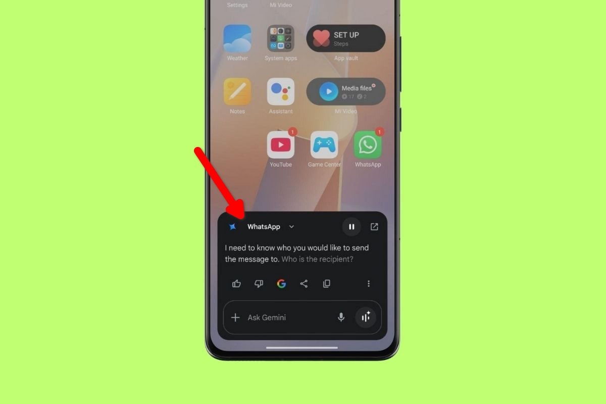 Google Assistant ou Gemini envoient des messages WhatsApp à l'insu de tous