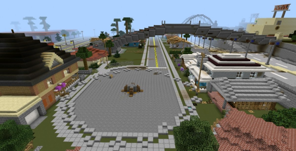 Карта Minecraft GTA San Andreas