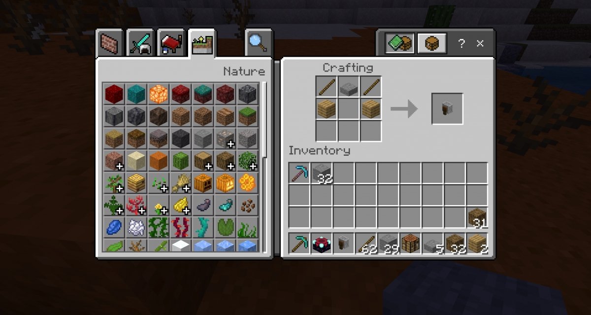 How to craft a grindstone