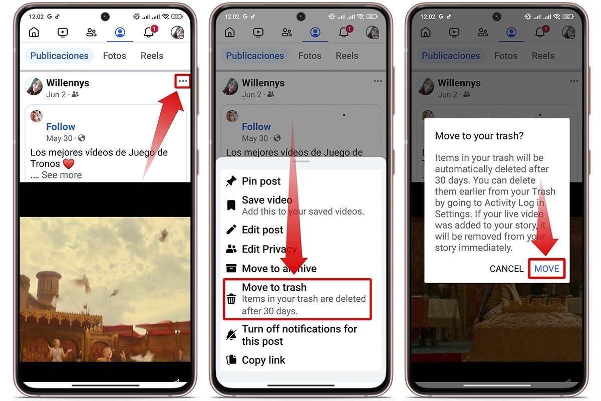 How to delete a specific Facebook post