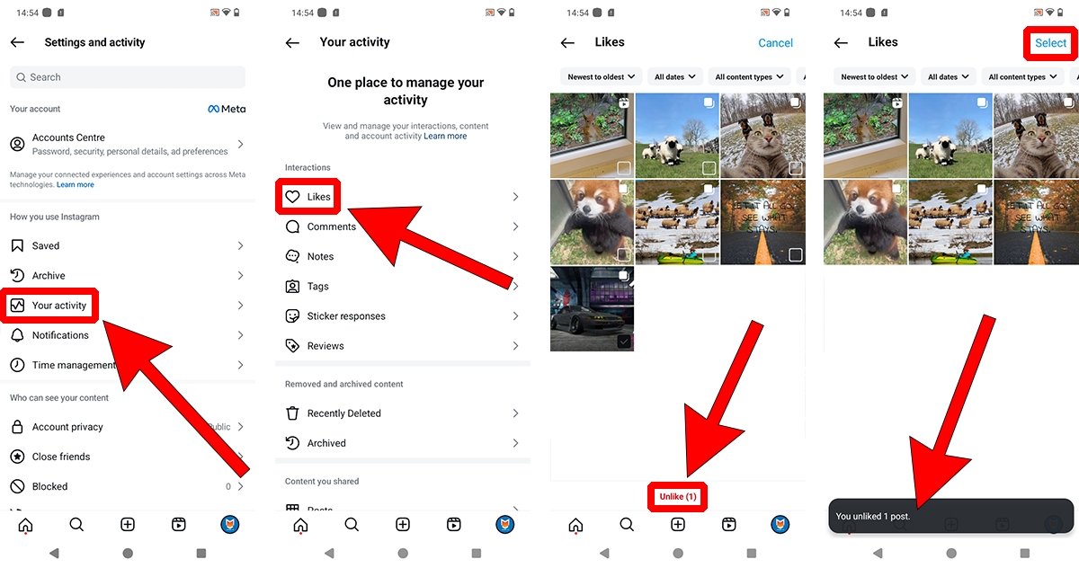 Como deletar todas as ‘curtidas’ que você deu no Instagram