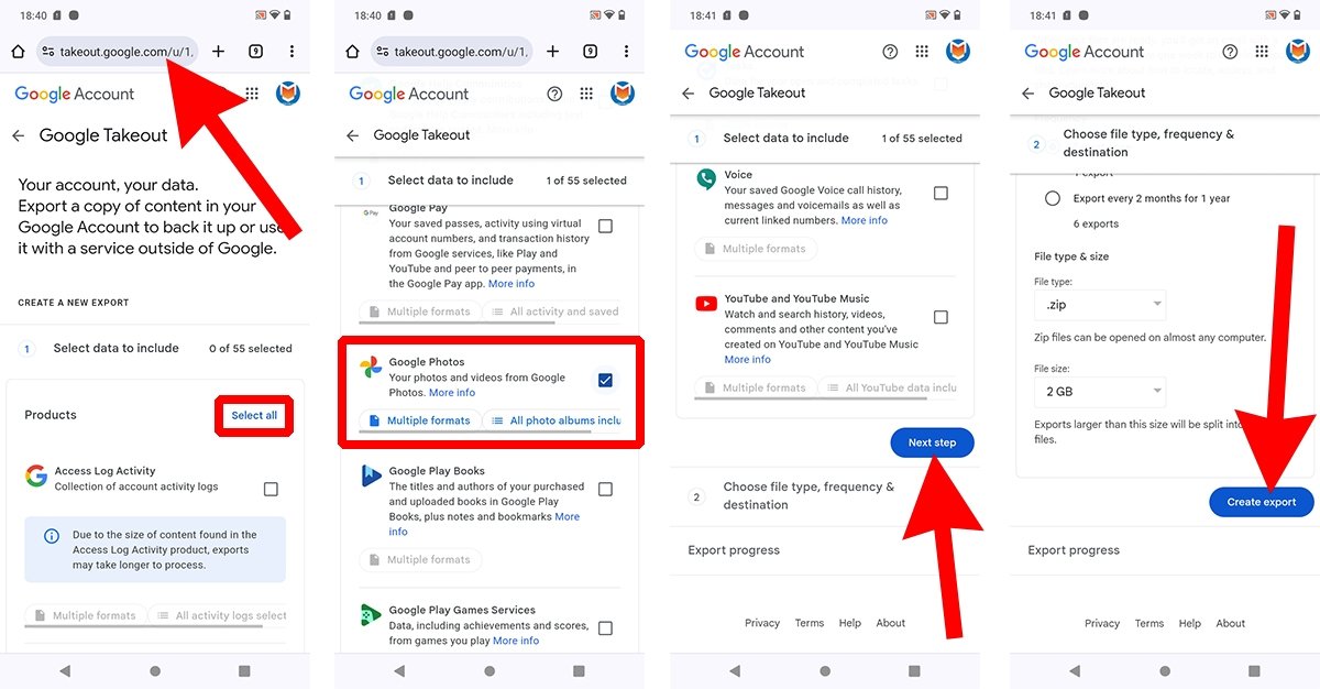 Comment télécharger toutes les photos de Google Photos en une seule fois