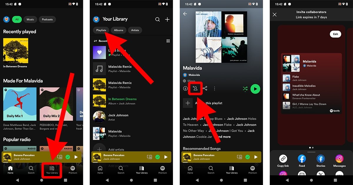 How to share a playlist in Spotify and make it collaborative