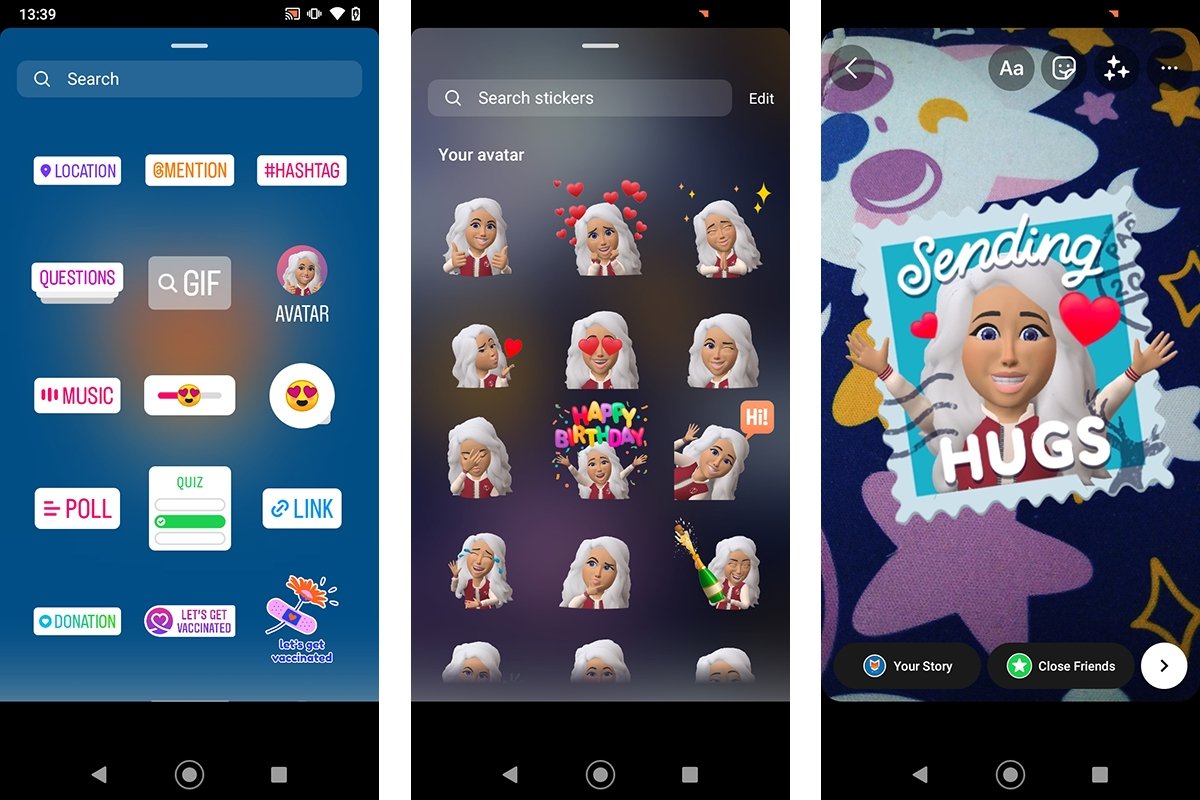 How to use custom avatar stickers in your Instagram stories