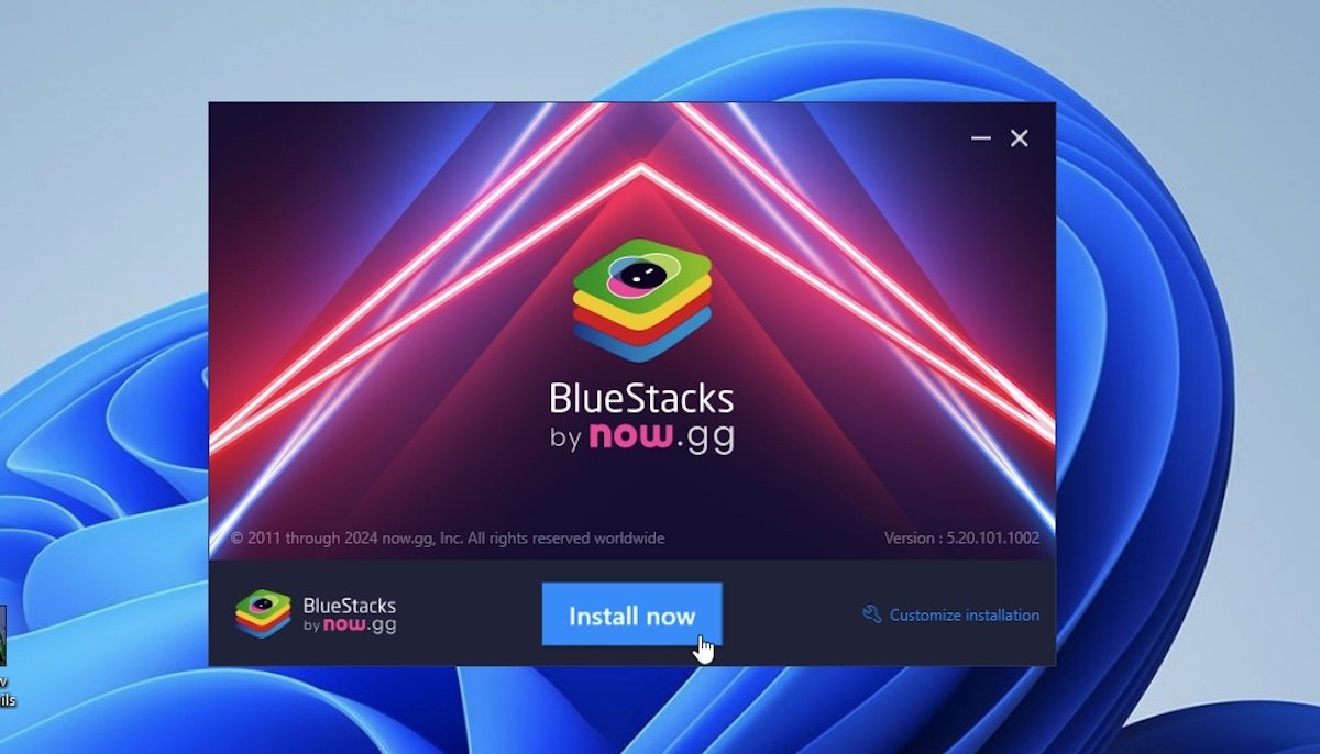 If you want to use BlueStacks, you have to install the application