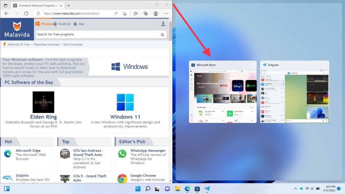 Cómo dividir pantalla en un ordenador con Windows 10 o Windows 11