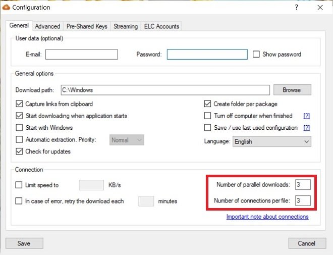 Increase the number of simultaneous connections