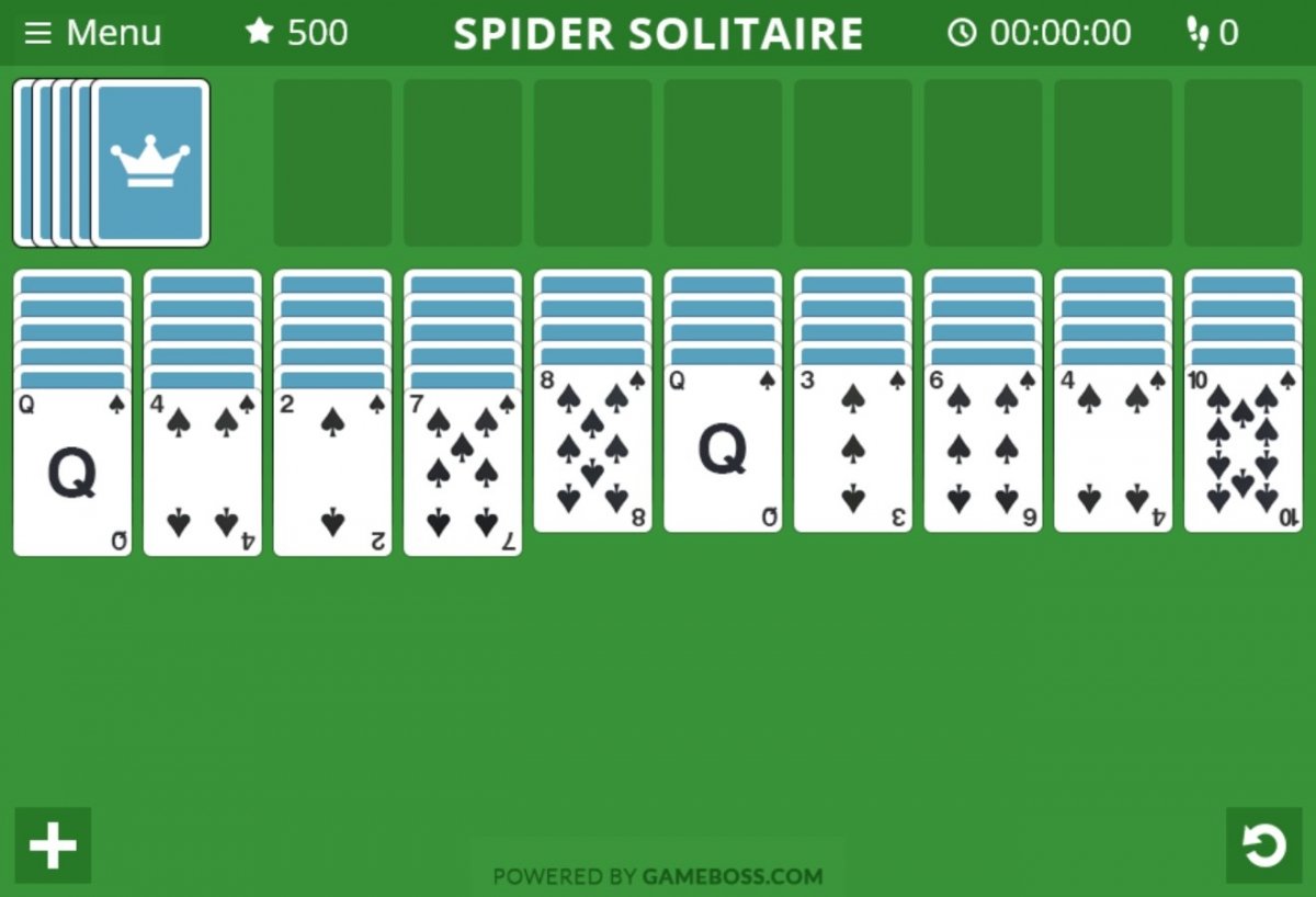 Paciência Spider: Jogar online grátis