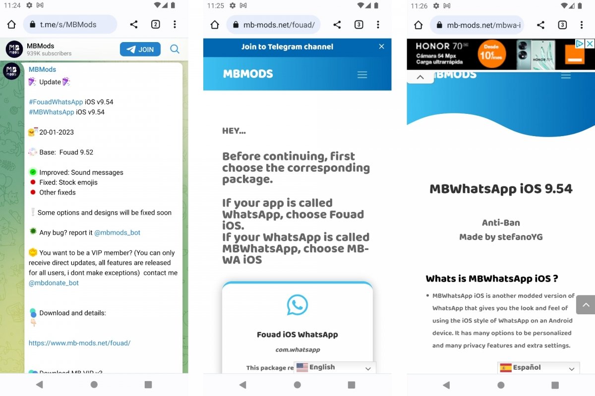 Installer et mettre à jour MBWhatsApp