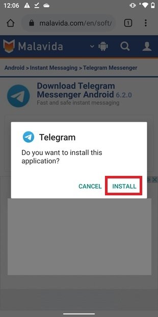 Installer Telegram