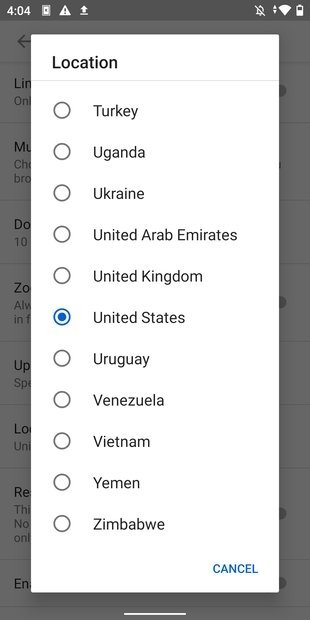 List of countries and regions