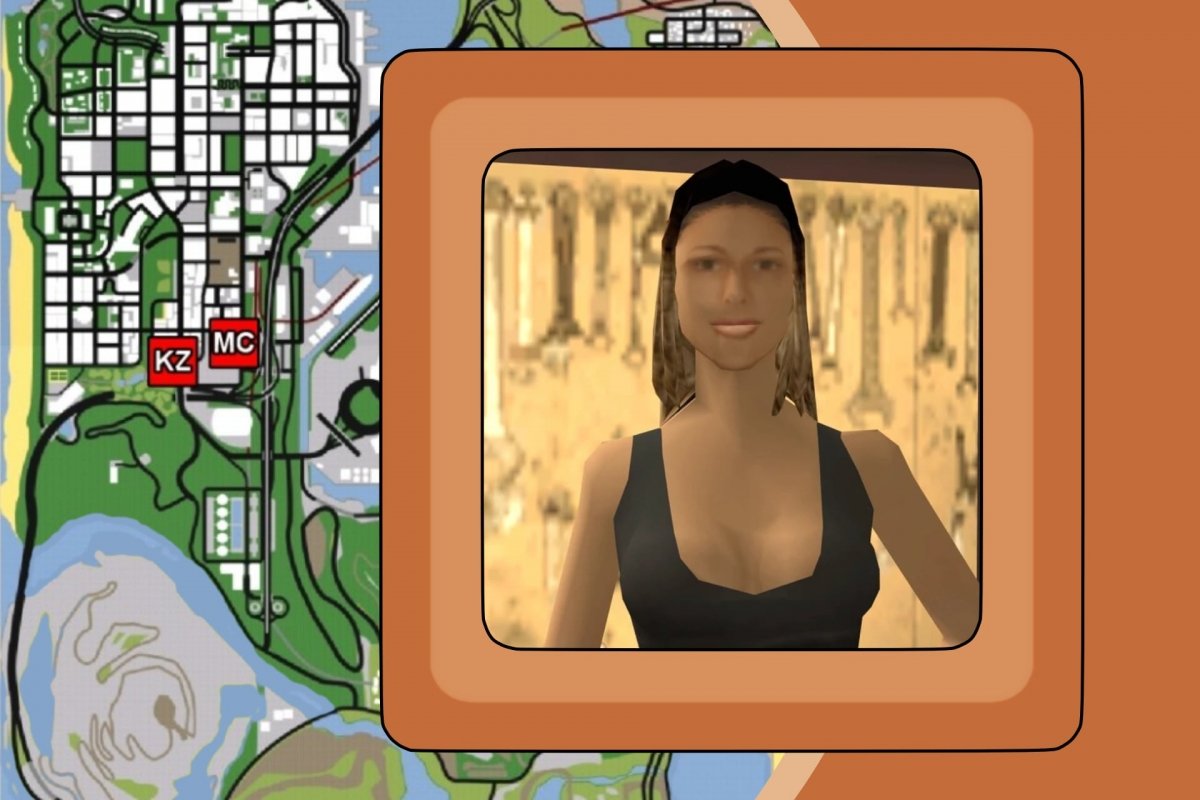 Location and aspect of Michelle Cannes in GTA San Andreas
