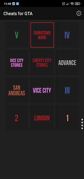 gta liberty city stories android cheat