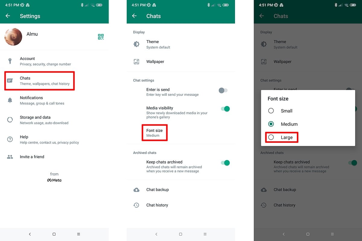 Cómo configurar WhatsApp para personas mayores?